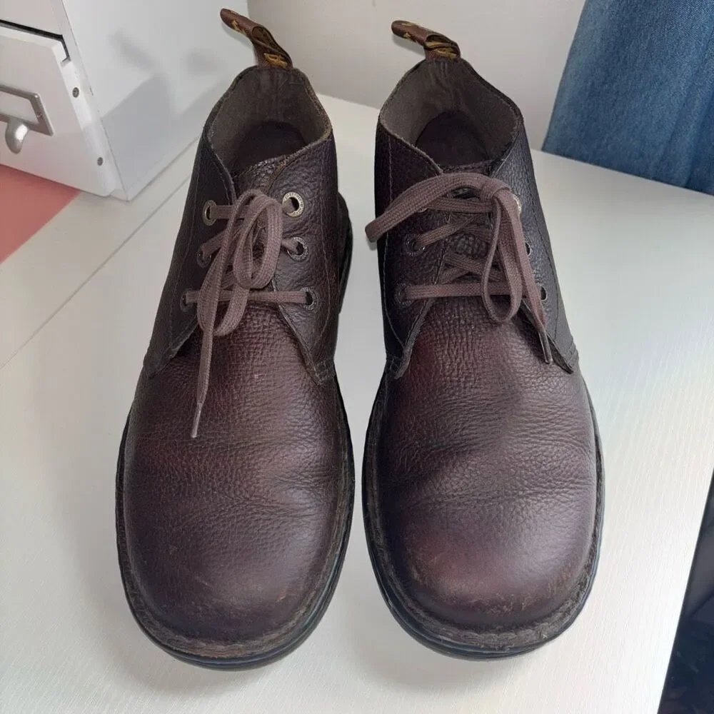 Dr martens sussex bear track slip resistant chukka boots dark drown size 12